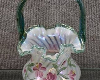 Fenton Ruffled-Edge Basket | 8" Tall x 5" Wide