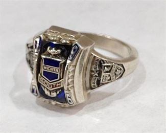 10K Gold Wichita South Class Ring | Blue Stone | 5g | Size 5