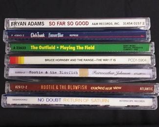 Classic Rock CD's including Bryan Adams, Hootie, No Doubt