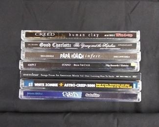 Rock CD's Including Creed, POD, White Zombie