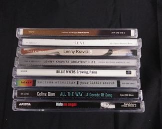 ROCK CD's including Lenny Kravitz, Seal, Melissa