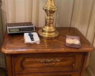 French provincial style night stand 