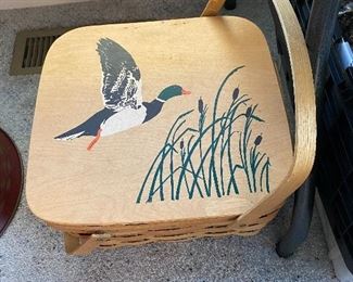 Decorated Picnic Basket