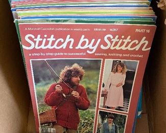 Vintage Issues of Stitch by Stitch Magazine