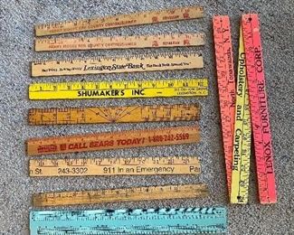 Several Advertising Rulers