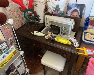 Sears Kenmore Cabinet Sewing Machine