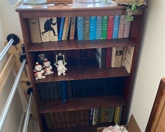 Assorted Books/Wooden Bookshelves