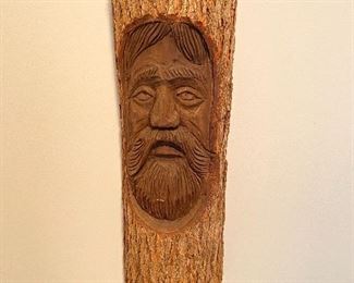 Hand Carved Log 