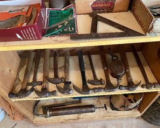 Several Old Hammers