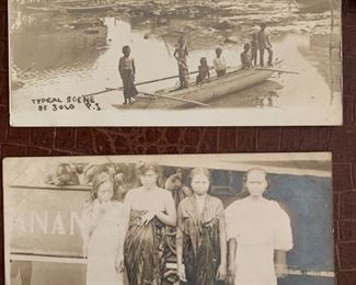 Old Philippines Islands Real Photo Post Cards