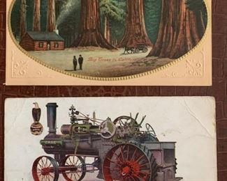 J.J. Case Advertising Post Cards