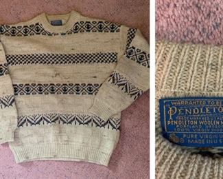 Old Pendleton Sweater