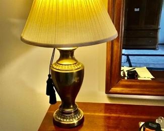 Brass Look Lamp