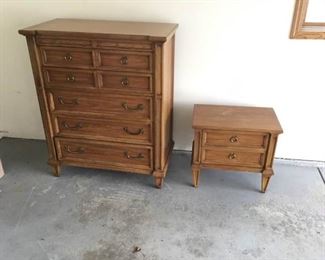 Thomasville Chest and Nightstand
