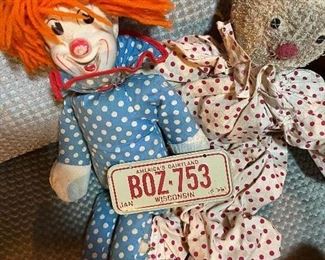Vintage Tired Bozo the clown