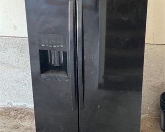 kenmore black side by side