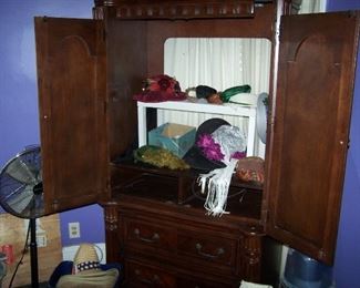 THE ARMOIRE & SOME OF THE LADIES' VINTAGE HATS