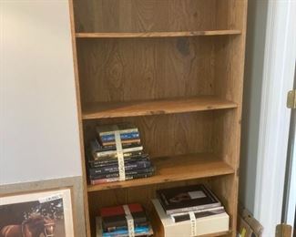 5 Shelf Pressboard 6ft Bookshelf