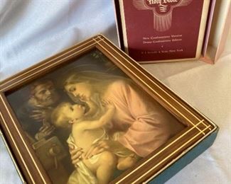 1940s Last Rites Box and 1950s Bible