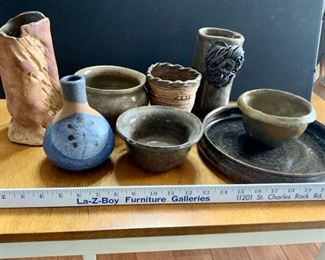 A Collection of Handmade Pottery