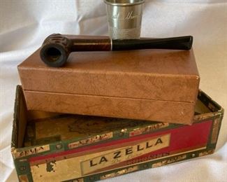 Vintage Dr. Grobow Duke Pipe and Poole Pewter Shot Glass