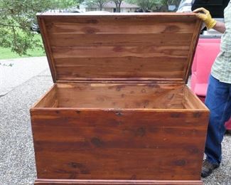 Cypress chest open