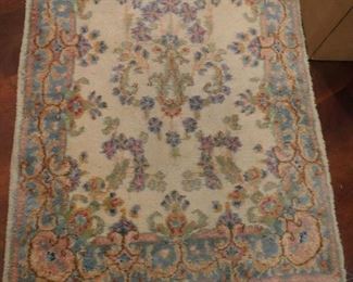 Closer look at the design on this unusually long runner.