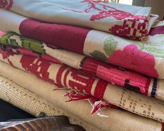 ethnic table linens unused