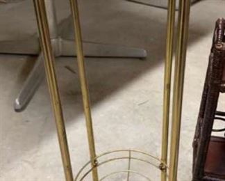 Brass Tone Plant Stand