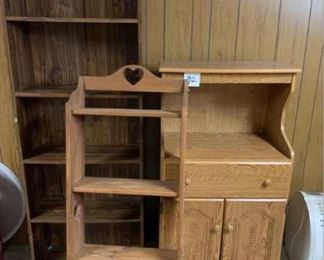 Kitchen Bar Cabinet, Baking Cabinet, Shelf, Bookshelf, Wall Shelf, Heart Shelf