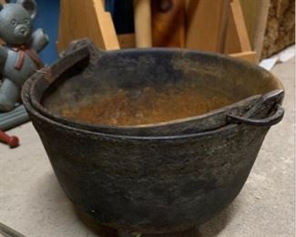 Cast Iron Footed Pot