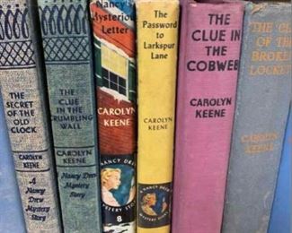Nancy Drew Books, Carolyn Keene, Cherry Ames