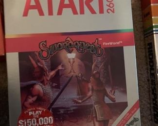 Atari 2600 Console and Games Swordquest