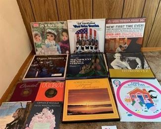 Vintage Vinyl Record Albums LP Horowitz, Captain and Tennille, 