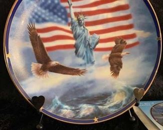 America Plate Danbury Mint