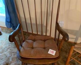 Rocking Chair Nutmeg Finish