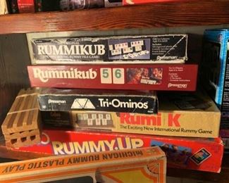 Vintage Games  lots of them Rummikub, Tri-Ominos