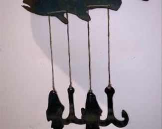 Metal Fish Hanging Decor