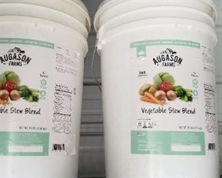 Augason Farms 388 servings Vegatable Stew Blend $125 each or $200 for both. Good until 2040.