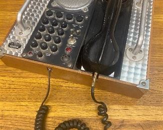 Hands free aviation telephone...To Register and To Bid go to https://capitolsalesservices.hibid.com...