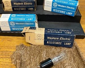 Western Electric Resistance Lamp bulbs ...To Register and To Bid go to https://capitolsalesservices.hibid.com... 