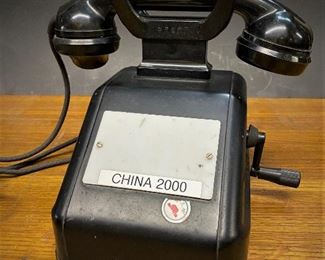 Non dial telephone that was brought back from China in the year 2000  (Photos by BC) 