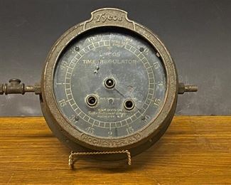 More steampunk items.  An antique Tycos Time Regulator from Rochester, NY   (Photos by BC of Capitol Sales Services ) ...To Register and To Bid go to https://capitolsalesservices.hibid.com... 