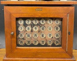 Western Electric 24 Line Alarm Panel, circa 1930.  (Photos by BC of Capitol Sales Services ) ...To Register and To Bid go to https://capitolsalesservices.hibid.com... 