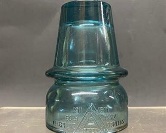 Telephone Pioneers  60th anniversary 1911 - 1977 commemorative glass insulator  (Photos by BC of Capitol Sales Services ) ...To Register and To Bid go to https://capitolsalesservices.hibid.com... 
