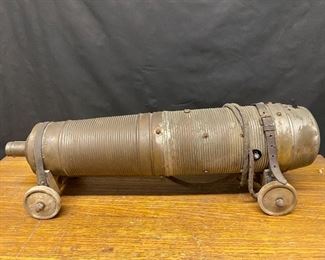 Old switch panel vacuum cleaner on wooden wheels   (Photos by BC) ...To Register and To Bid go to https://capitolsalesservices.hibid.com... 
