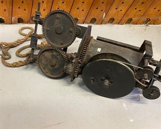 1920s Wire Gear Cable System   (Photos by BC) ...To Register and To Bid go to https://capitolsalesservices.hibid.com... 