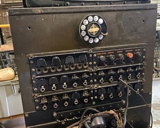  WW II Switchboard by Western Electric  (Photos by BC) ...To Register and To Bid go to https://capitolsalesservices.hibid.com... 