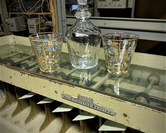 Industrial IBM card sorting machine. It still has it's original glass top, waiting for you repurpose it as a bar or console. (Photos by BC) ........To Register and To Bid go to https://capitolsalesservices.hibid.com...