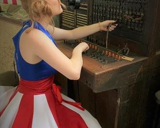 Mary Lou connecting your call with this Western Electric Switchboard from the 1910s.    